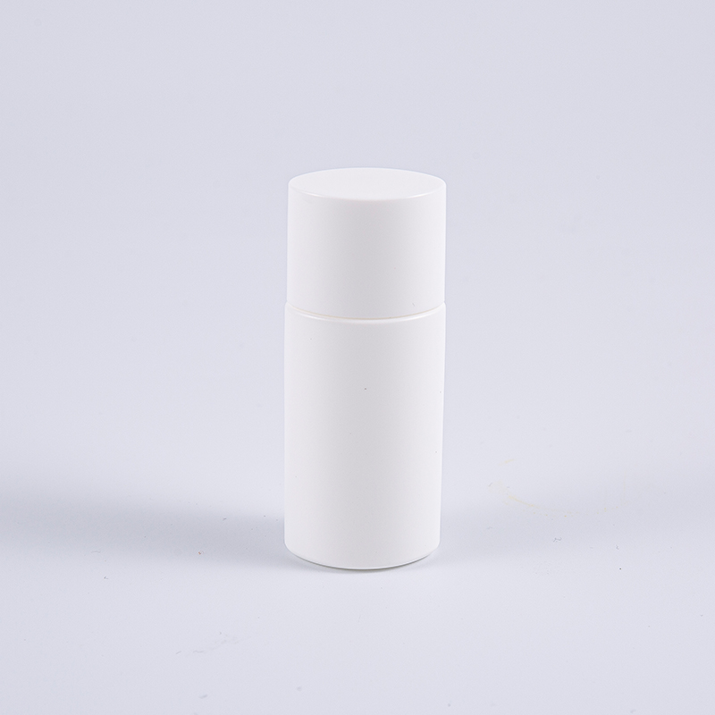 Oval Shape White 15ml PE Sunscreen Bottle 